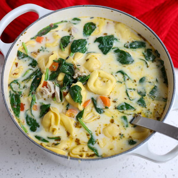 Chicken Tortellini Soup Chicken Tortellini Soup