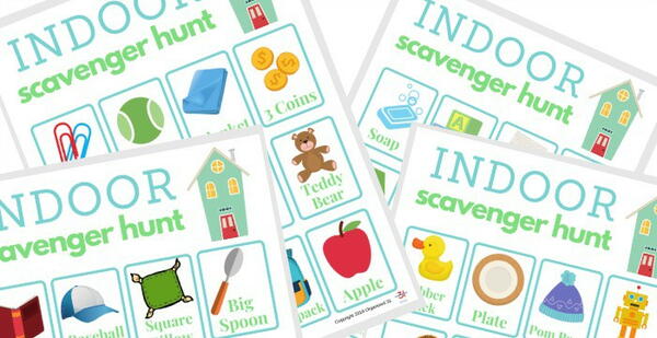 Indoor Scavenger Hunt For Kids Indoor Scavenger Hunt For Kids