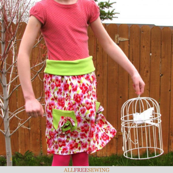 Girls T-Shirt Skirt Tutorial Girls T-Shirt Skirt Tutorial