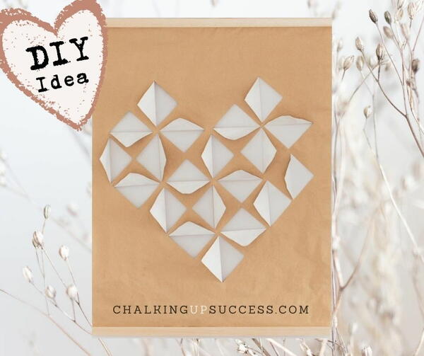 Heart Wall Art Diy Heart Wall Art Diy
