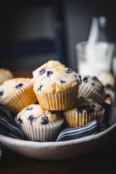 Blueberry Corn Muffins Blueberry Corn Muffins