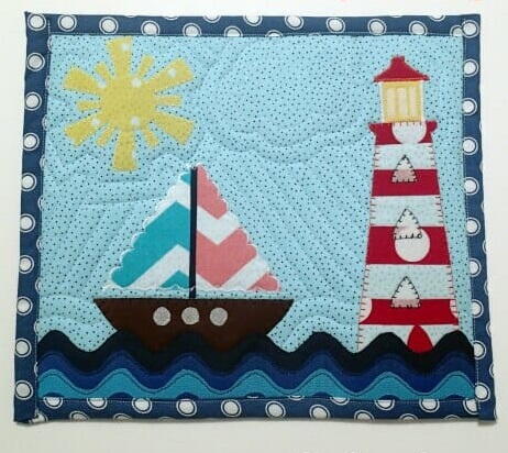 Nautical Mug Rug Nautical Mug Rug