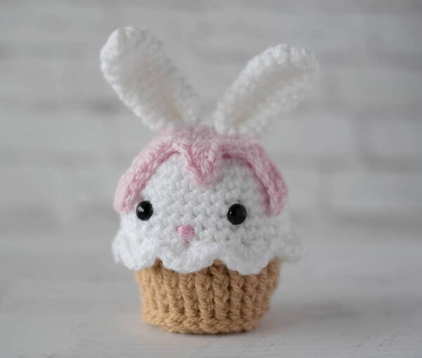 Crochet Cupcake Bunny Crochet Cupcake Bunny