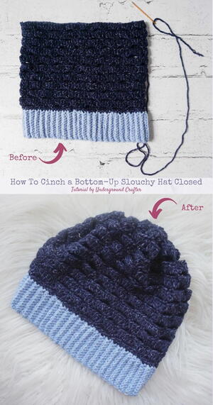 How To Cinch A Slouchy Hat Closed How To Cinch A Slouchy Hat Closed