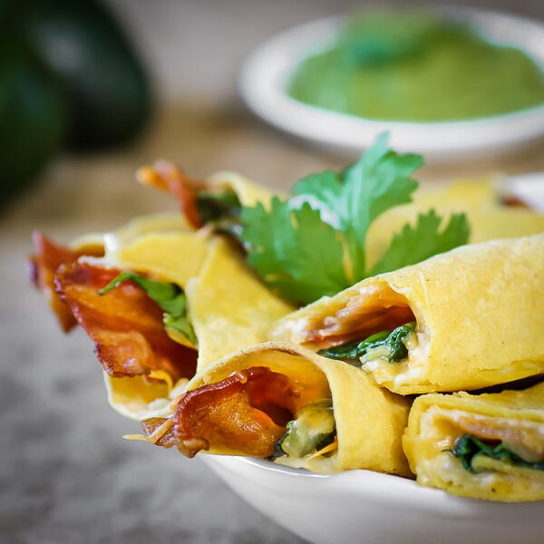 Air Fryer Taquitos With Bacon Air Fryer Taquitos With Bacon