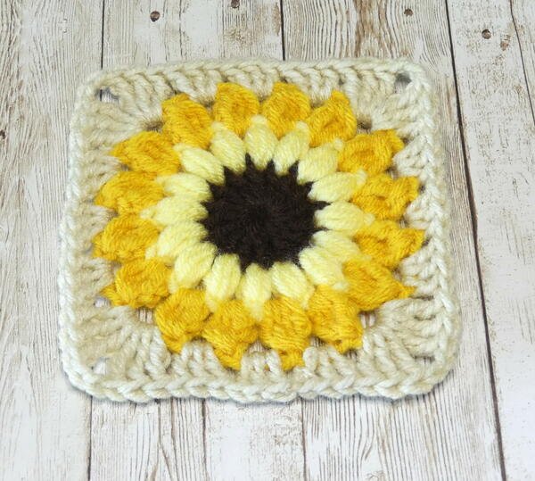 Sunflower Sunburst Granny Square Sunflower Sunburst Granny Square