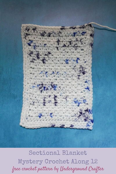 Moss Stitch Section Moss Stitch Section