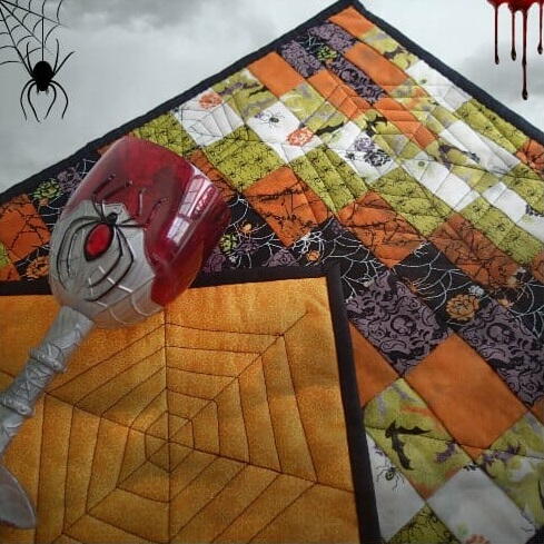 Bargello Style Halloween Table Runner Bargello Style Halloween Table Runner