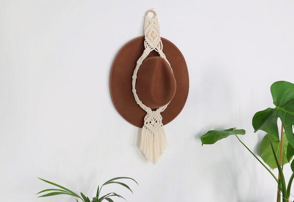 Macrame Hat Hanger Pattern Macrame Hat Hanger Pattern