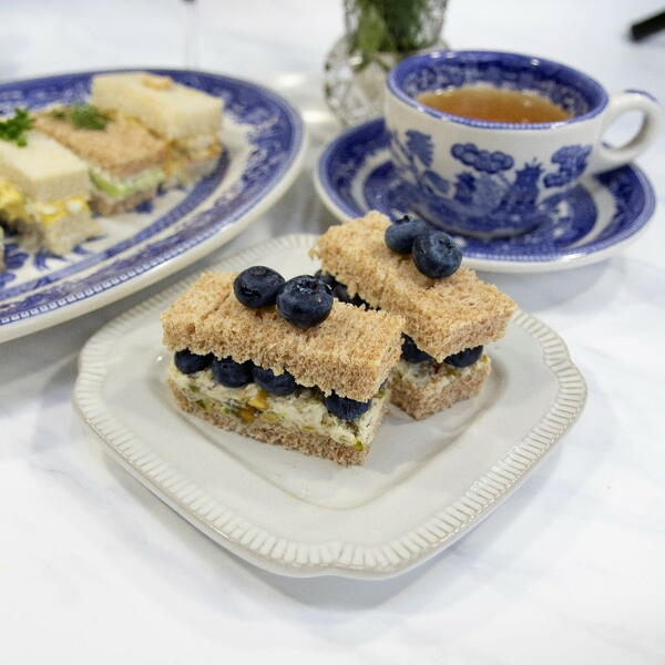 Ricotta And Honey Tea Sandwiches Ricotta And Honey Tea Sandwiches