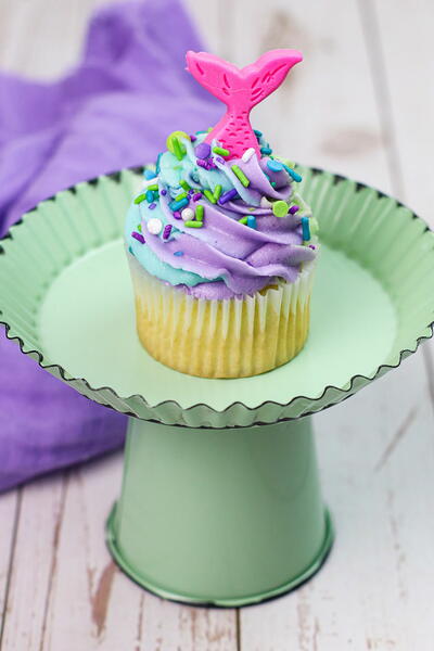 Mermaid Tail Cupcakes Mermaid Tail Cupcakes