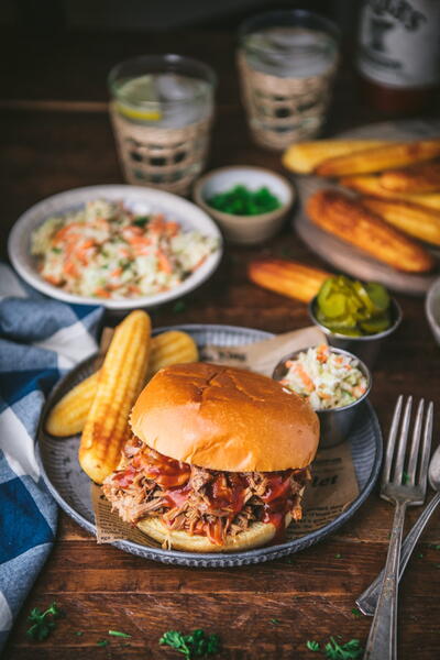 Slow Cooker Pulled Pork With Apricot Preserves Slow Cooker Pulled Pork With Apricot Preserves
