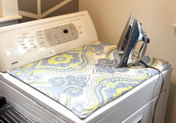 DIY Dryer Top Ironing Pad DIY Dryer Top Ironing Pad