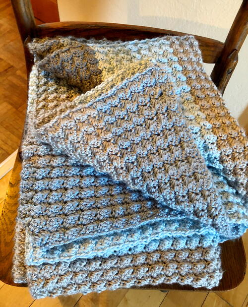 Harbor Mist Incredibly Easy Blanket Pattern