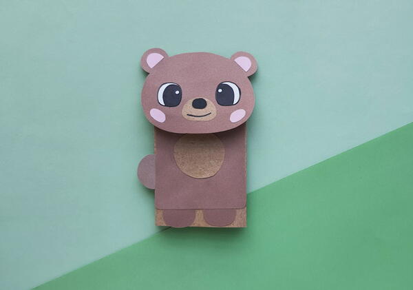Bear Paper Bag Puppet Bear Paper Bag Puppet