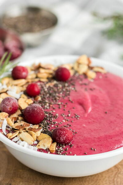 Cranberry Smoothie Bowl Cranberry Smoothie Bowl