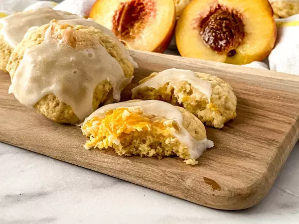 Peach Cobbler Cookies Peach Cobbler Cookies