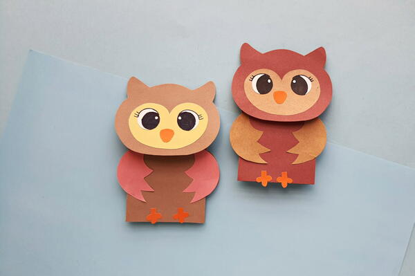 Owl Paper Bag Puppet Owl Paper Bag Puppet
