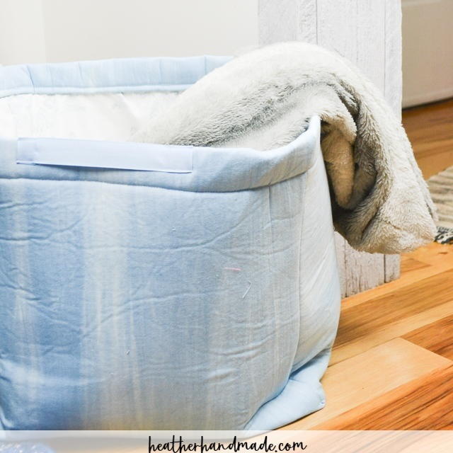 Large DIY Fabric Basket Large DIY Fabric Basket