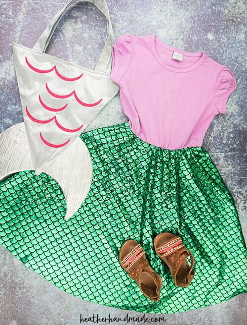 DIY Mermaid Inspired Dress DIY Mermaid Inspired Dress