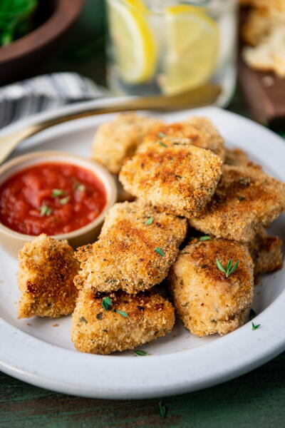 Baked Parmesan Chicken Bites Baked Parmesan Chicken Bites