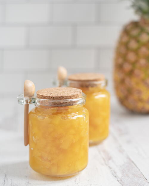 Homemade Pineapple Preserves no Canning Required Homemade Pineapple Preserves (no Canning Required)