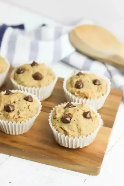 One Bowl Zucchini Chocolate Chip Muffins