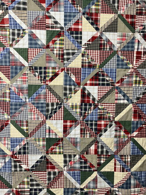 Thrift-store Shirt Quilt Thrift-store Shirt Quilt