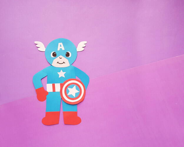 Captain America Papercraft Captain America Papercraft