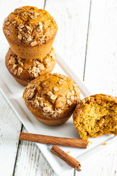Pumpkin Banana Muffins With Streusel Topping Pumpkin Banana Muffins With Streusel Topping