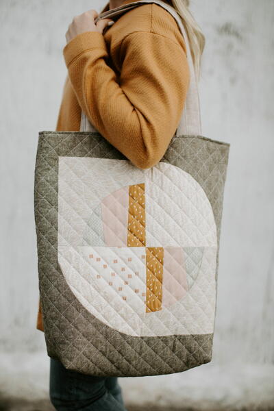 Free Quilted Tote Bag Tutorial
