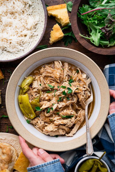 Slow Cooker Mississippi Chicken Slow Cooker Mississippi Chicken