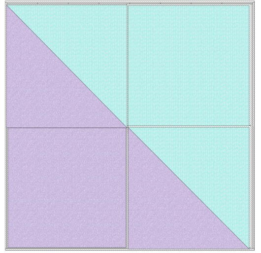 Charming Pastel Half Square Mini Quilt Pattern Charming Pastel Half Square Mini Quilt Pattern