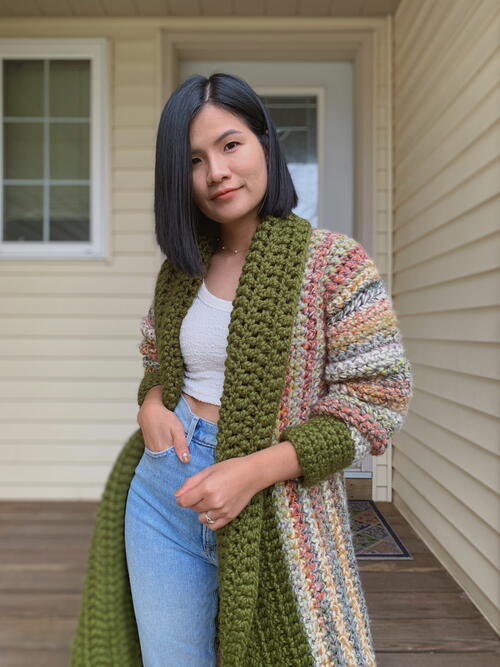 Long Crochet Cardigan Long Crochet Cardigan