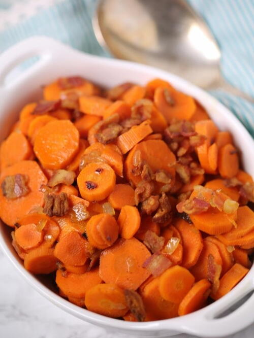 Glazed Bacon Carrots Glazed Bacon Carrots