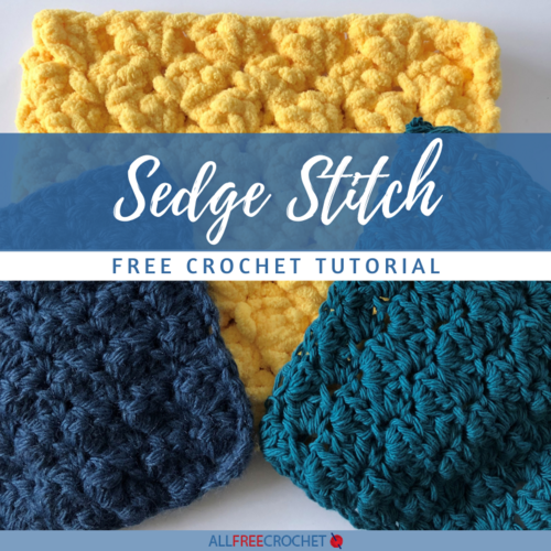 Crochet sedge stitch main