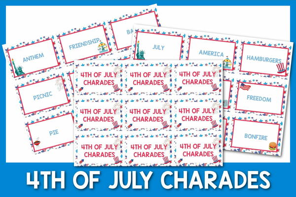4th Of July Charades 4th Of July Charades