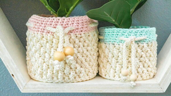 Teton Crochet Basket Teton Crochet Basket