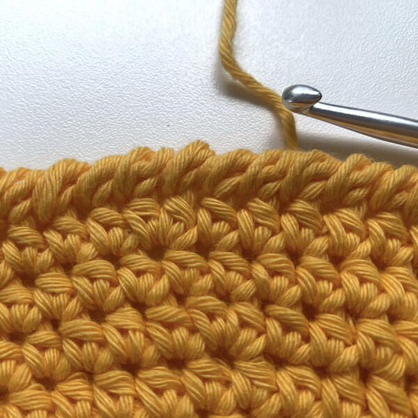 Reverse Single Crochet Stitch 