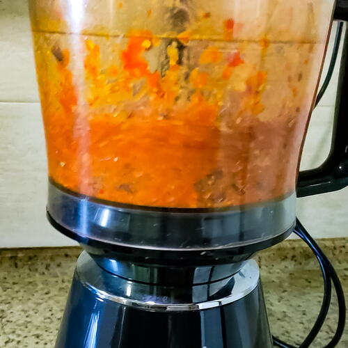 Red Chilli Pesto With Almonds And Fresh Tomatoes Red Chilli Pesto With Almonds And Fresh Tomatoes