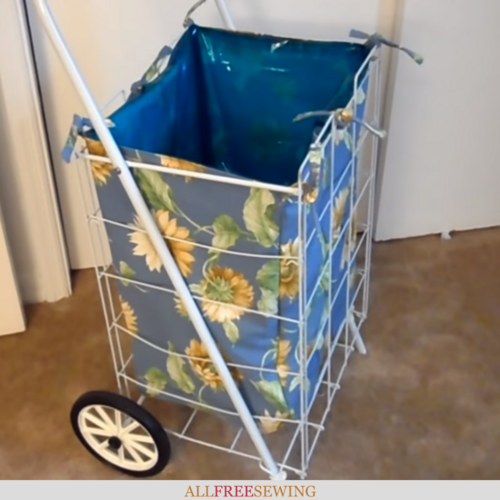 DIY Grocery Cart Liner DIY Grocery Cart Liner