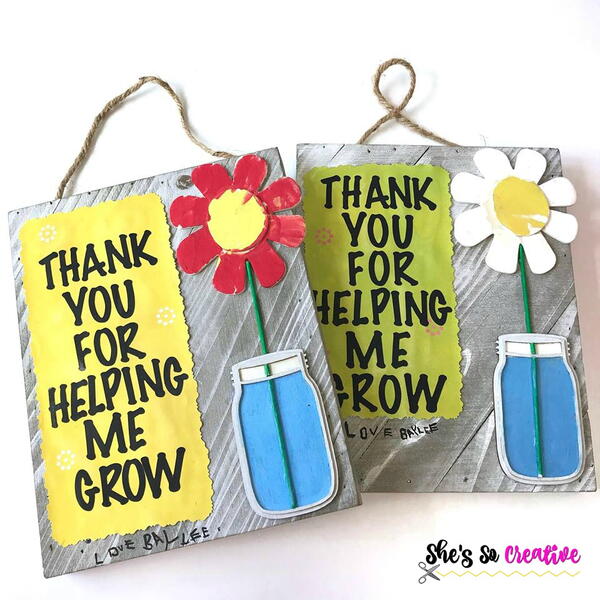 Flower Plaque Flower Plaque