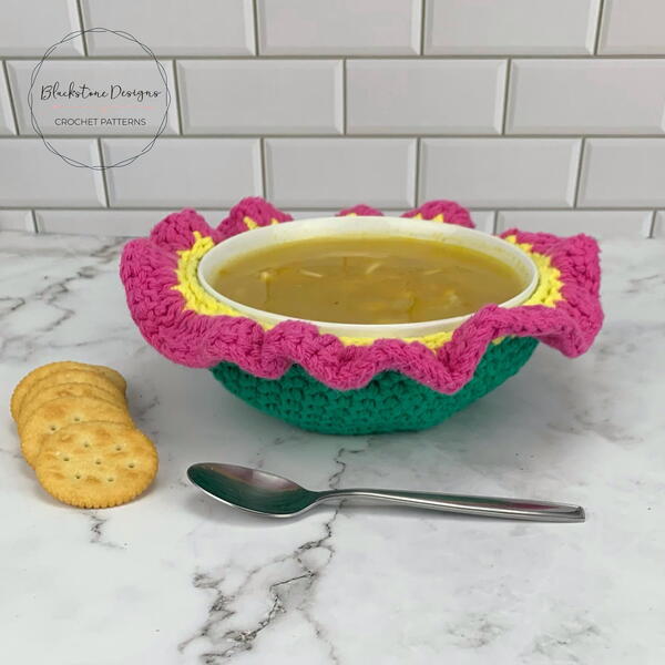 Flower Soup Bowl Cozy Flower Soup Bowl Cozy