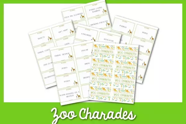 50 Awesome Zoo Charades Ideas 50+ Awesome Zoo Charades Ideas