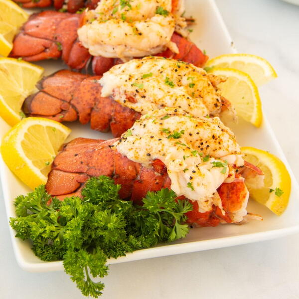 Steamed Lobster Tail Steamed Lobster Tail