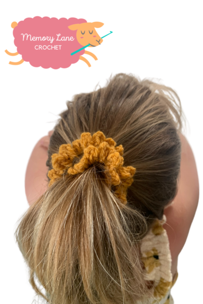 Sunflower Scrunchies Sunflower Scrunchies