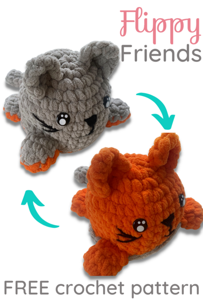 Reversible Cat - Flippy Friends Reversible Cat - Flippy Friends