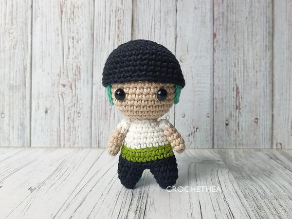 Zoro Crochet Pattern Zoro Crochet Pattern