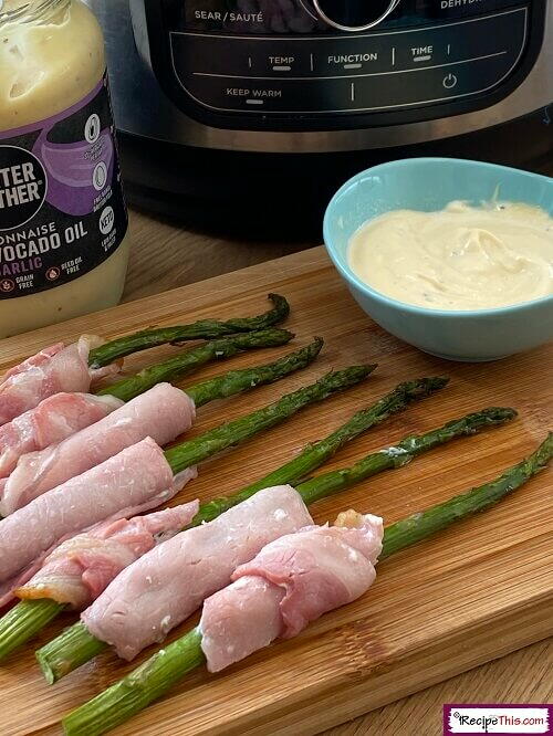 Ninja Foodi Asparagus Wrapped In Bacon Ninja Foodi Asparagus Wrapped In Bacon