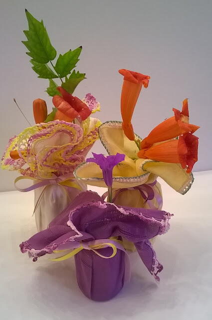 DIY Vintage Hanky Vases DIY Vintage Hanky Vases